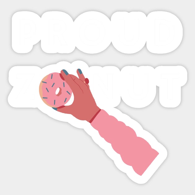 Zoe Laverne - Proud Zonut Sticker by WhatsDax